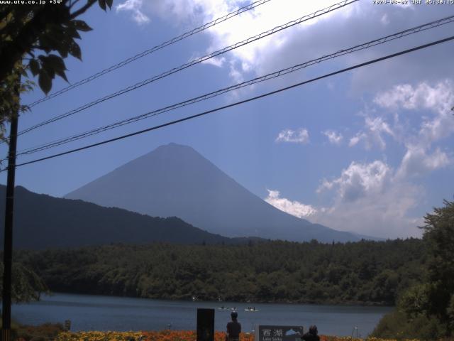 西湖からの富士山