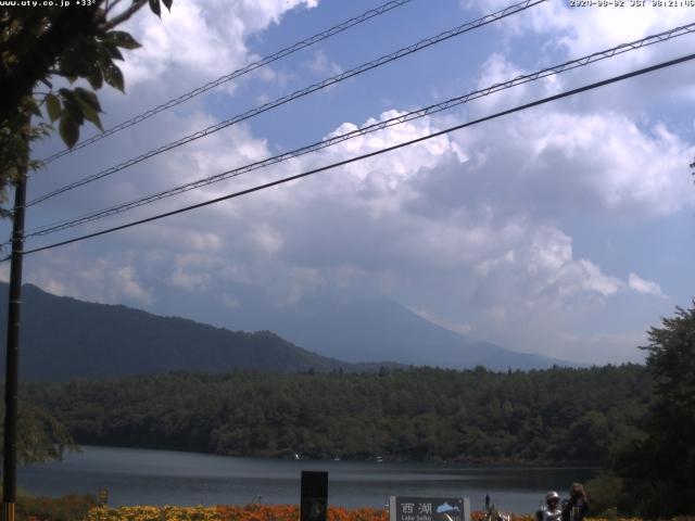 西湖からの富士山