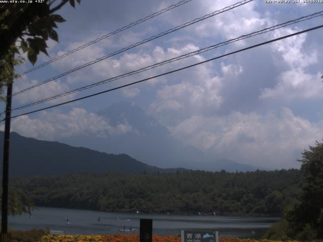 西湖からの富士山