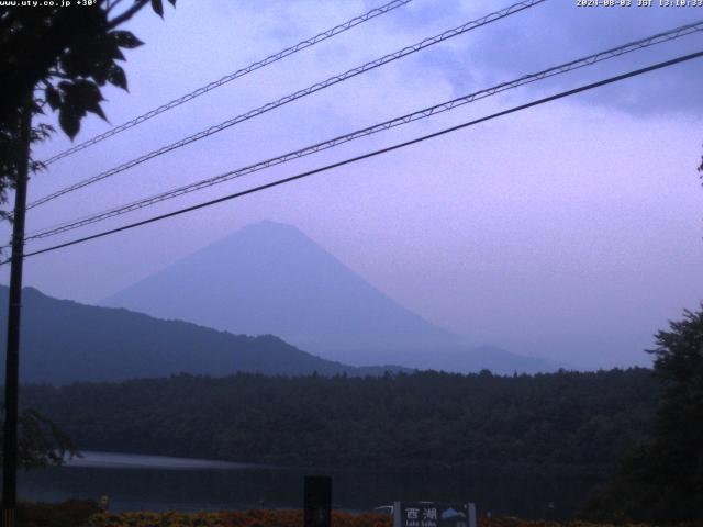 西湖からの富士山