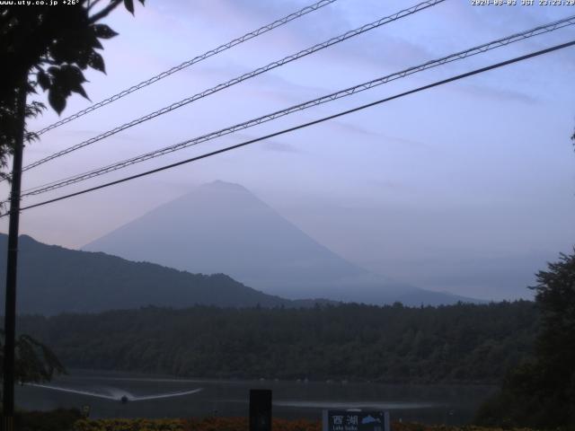 西湖からの富士山