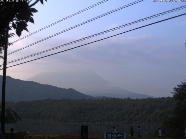 西湖からの富士山