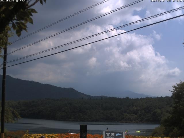 西湖からの富士山