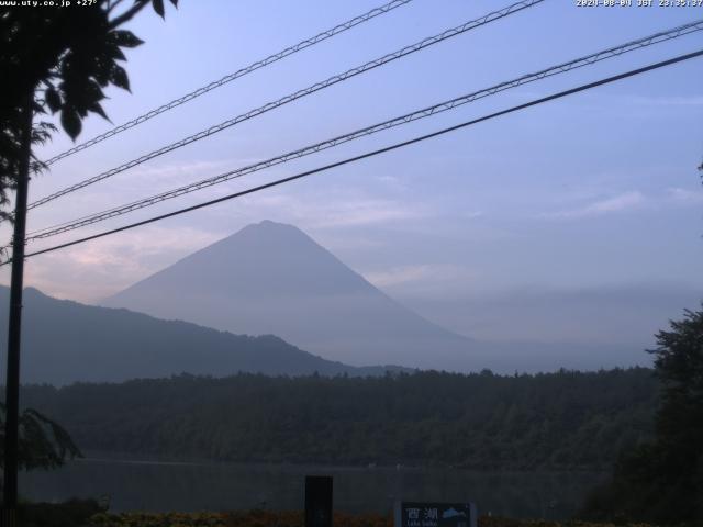 西湖からの富士山