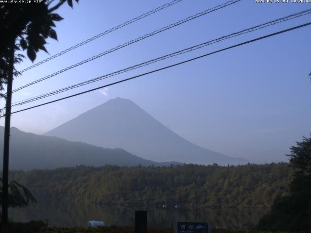 西湖からの富士山