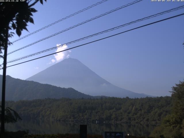 西湖からの富士山