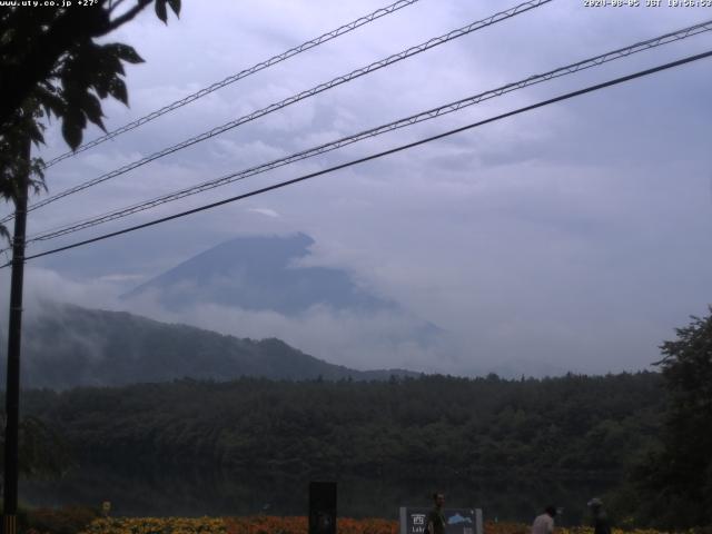 西湖からの富士山