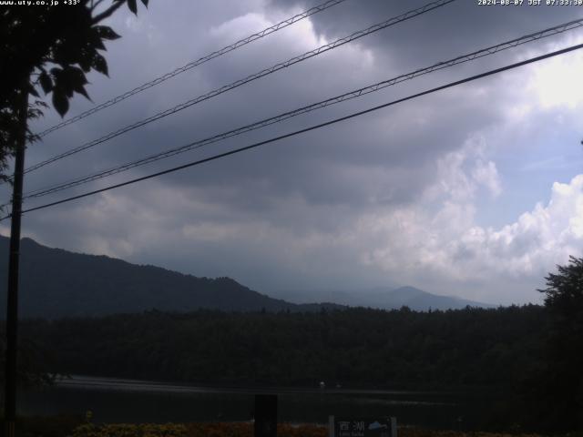 西湖からの富士山