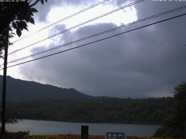 西湖からの富士山