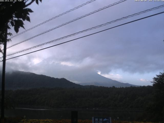 西湖からの富士山