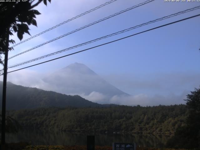 西湖からの富士山