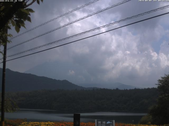 西湖からの富士山