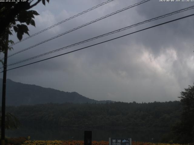 西湖からの富士山