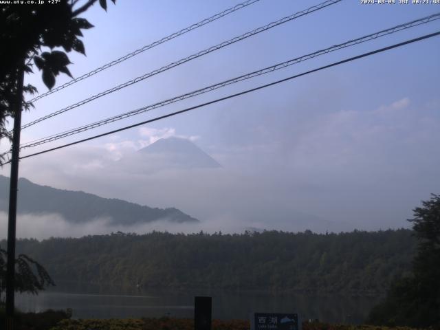 西湖からの富士山