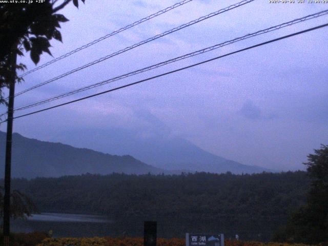 西湖からの富士山