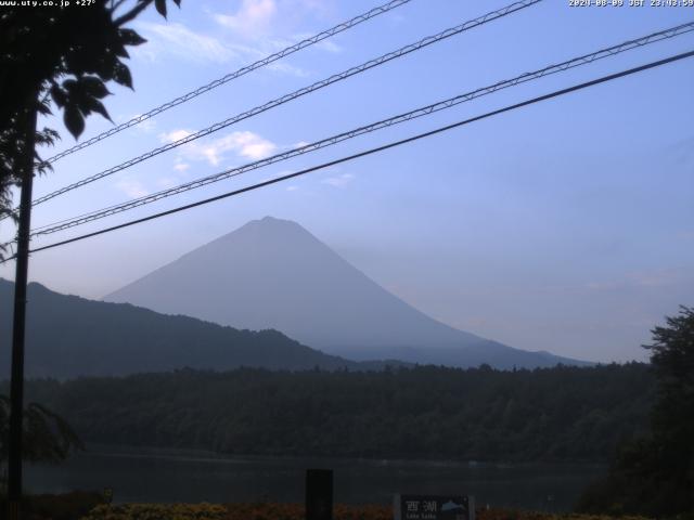 西湖からの富士山