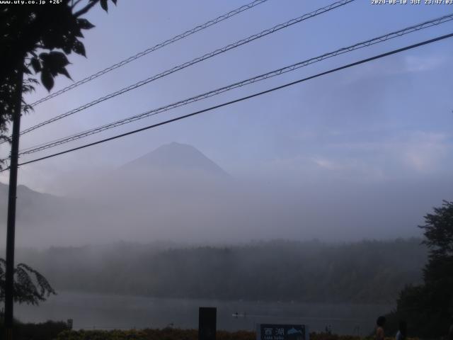 西湖からの富士山