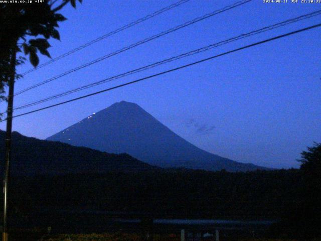 西湖からの富士山