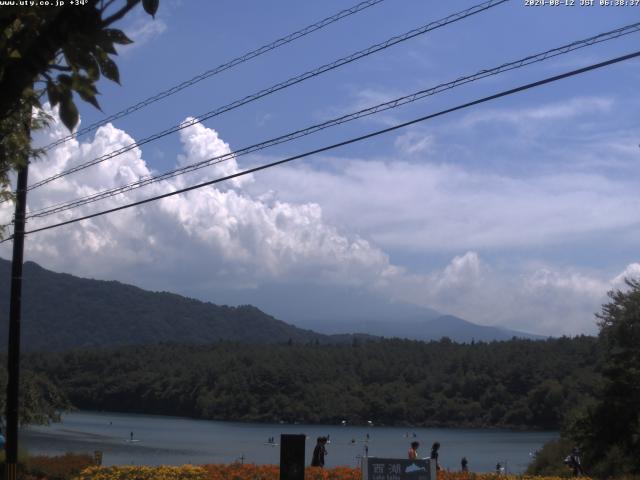 西湖からの富士山