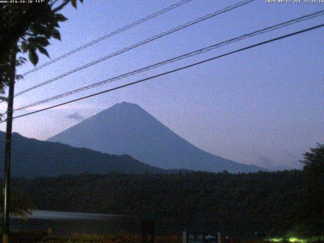 西湖からの富士山