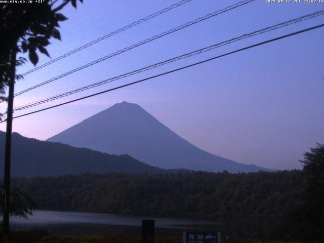 西湖からの富士山