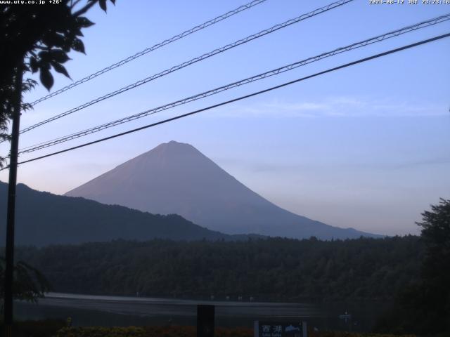 西湖からの富士山