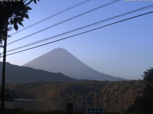 西湖からの富士山