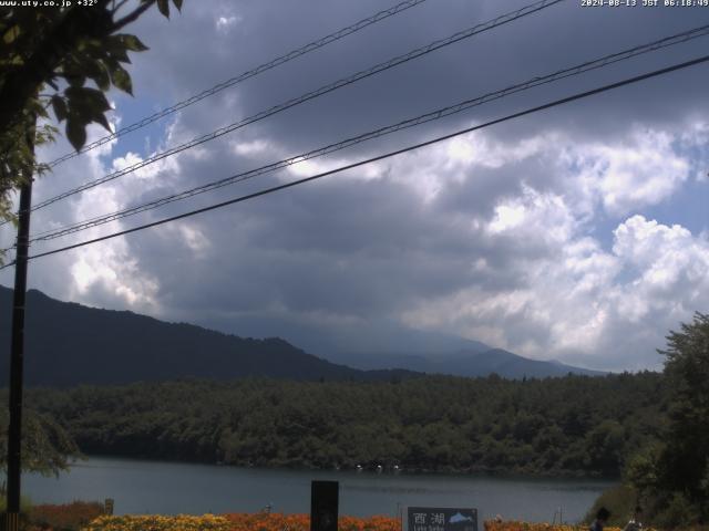 西湖からの富士山