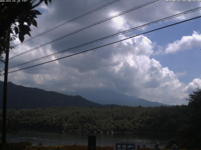 西湖からの富士山