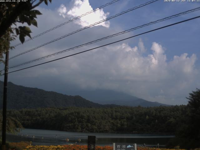 西湖からの富士山