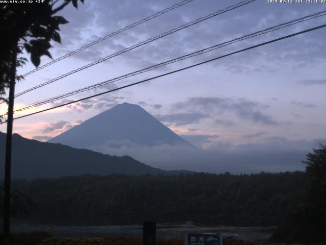 西湖からの富士山