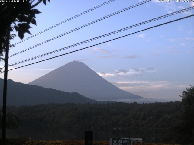 西湖からの富士山