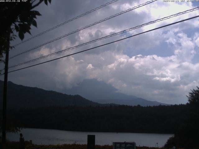 西湖からの富士山