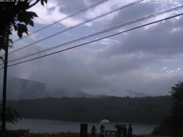 西湖からの富士山