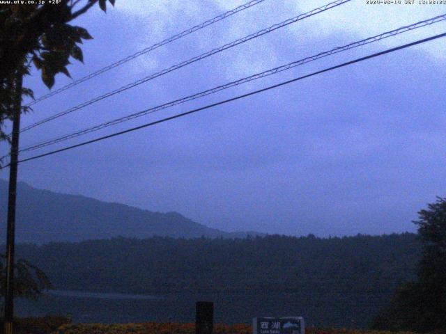 西湖からの富士山