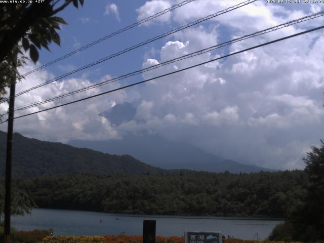 西湖からの富士山