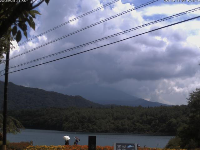 西湖からの富士山