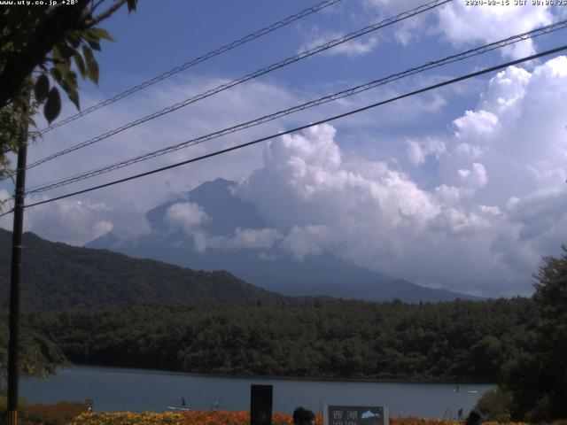 西湖からの富士山