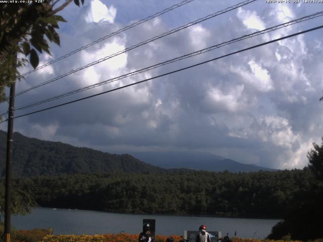 西湖からの富士山