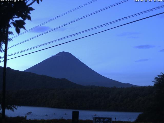 西湖からの富士山