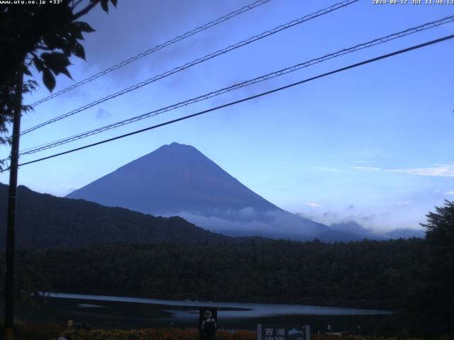 西湖からの富士山