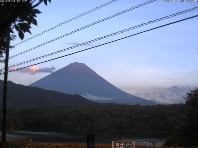 西湖からの富士山