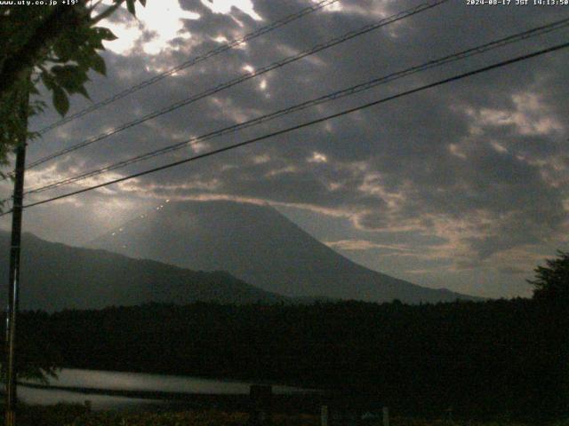 西湖からの富士山