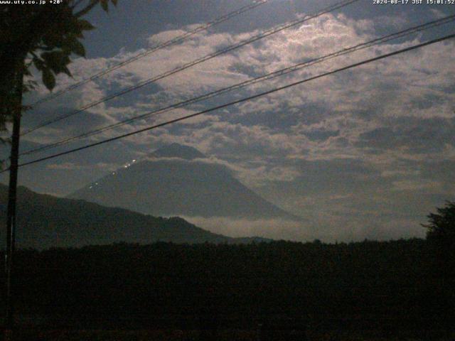 西湖からの富士山