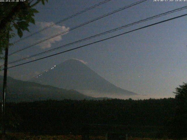 西湖からの富士山