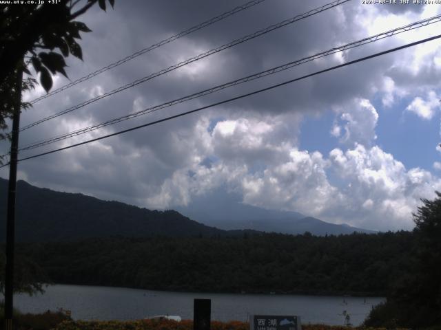 西湖からの富士山