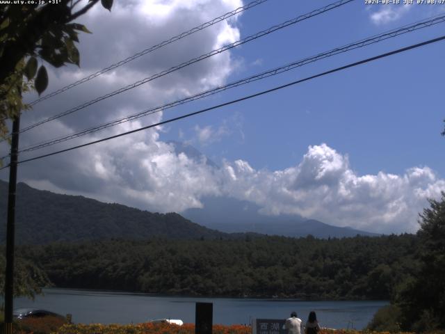 西湖からの富士山