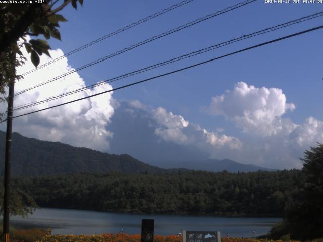 西湖からの富士山