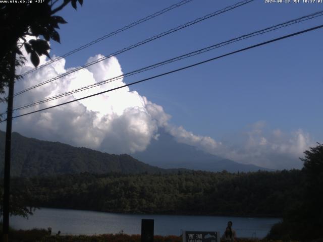 西湖からの富士山