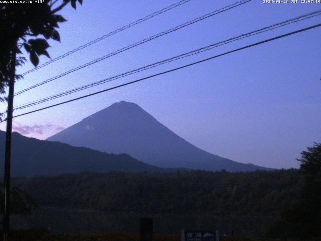 西湖からの富士山